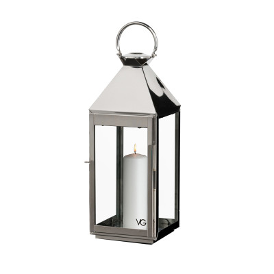 Lanterna Pyramid Shaped H 70 30x30 naturale lucido