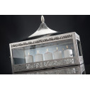 Lanterna Top Light of Sultan con gancio acciaio  H 53 63x30 naturale satinato VGnewtrend ambientazione