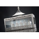 Lanterna Top Light of Sultan con gancio acciaio  H 53 63x30 naturale satinato VGnewtrend ambientazione