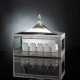 Lanterna Top Light of Sultan con gancio acciaio  H 53 63x30 naturale satinato VGnewtrend ambientazione