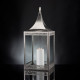 Lanterna Top Light of Sultan con gancio acciaio H 94 38x38 naturale satinato VGnewtrend ambientazione