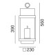 Lanterne 265.01 lampada da esterno Il Fanale dimensioni