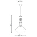 Lampada Lariat C2710 Decò Ferroluce dimensioni