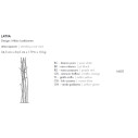 Latva Appendiabiti Covo dimensioni