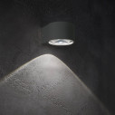 Lens lampada da parete Mono-emissione Grigio scuro Zafferano ambientazione
