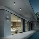 Lens lampada da soffitto Grigio scuro Zafferano ambientazione