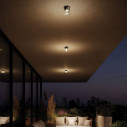Lens lampada da soffitto Grigio scuro Zafferano ambientazione