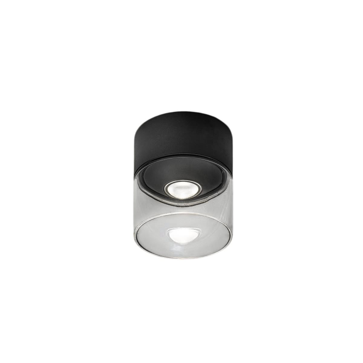 Lens lampada da soffitto Grigio scuro