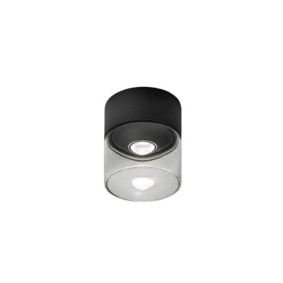 Lens lampada da soffitto Grigio scuro