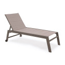 Lettino alto con ruote Hilde coffee Bizzotto vista
