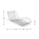 Lettino Breez Talenti Outdoor dimensioni