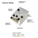 Letto 120 Kentaro verticale a scomparsa Itamoby materasso a molle