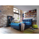 Letto Bob Capitonnè H 27 Folding Box Noctis ambientazione