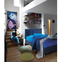 Letto Bob Capitonnè H 27 Folding Box Noctis ambientazione