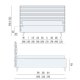 Letto Bob Stripes Folding Box Noctis dimensioni