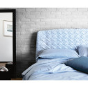 Letto Cama H 27 Ring Noctis ambientazione con trapunta opzionale CopriCama