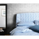 Letto Cama H 27 Ring Noctis ambientazione con trapunta opzionale CopriCama
