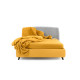 Letto Cama H 27 Ring Noctis vista con trapunta opzionale CopriCama
