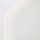 Letto Dyla in shearling bianco, con gambe in faggio massiccio per materasso da 160 x 200 cm Kave Home dettaglio