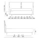 Letto Eden Advance Alamari Folding Box Noctis dimensioni