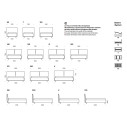 Letto London H 27 Folding Box Noctis specifiche