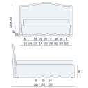 Letto Lyle Romantic Folding Box Noctis dimensioni