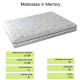 Letto matrimoniale con colonna Kentaro Itamoby materasso memory