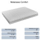 Letto matrimoniale con mobili Kentaro Itamoby materasso comfort