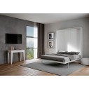 Letto matrimoniale Kentaro verticale a scomparsa Itamoby bianco frassino