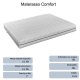 Letto matrimoniale a scomparsa Kentaro Itamoby materasso comfort