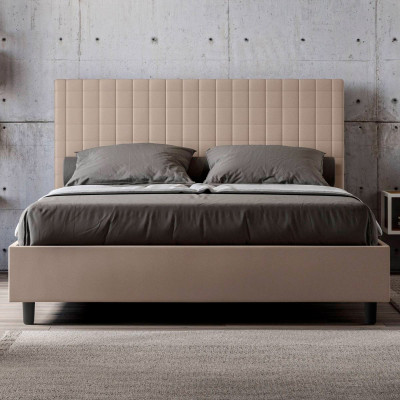 Letto matrimoniale Sunny Tortora con contenitore