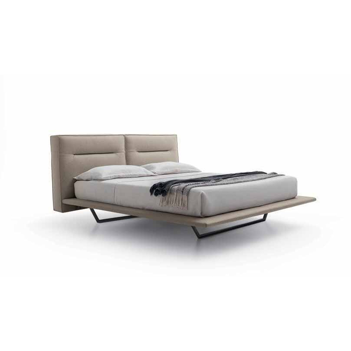 Letto Moonlight Ring Textile matrimoniale 160x190 Felis