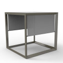 Vela Baldacchino con telo + Daybed basic quadrato Vondom vista