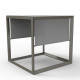 Vela Baldacchino con telo + Daybed basic quadrato Vondom vista