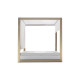 Vela Baldacchino con telo + Daybed basic quadrato Vondom vista