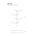 Libreria Albatros T6472 Tonin Casa dimensioni