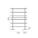 Libreria B.Bliotek BBB Italia versione BL120 dimensioni