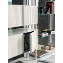 Libreria Charlotte 16.68 fissaggio a soffitto Bontempi Casa dettagli contenitore