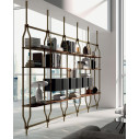 Libreria Charlotte 16.68 fissaggio a soffitto Bontempi Casa dettagli piedini