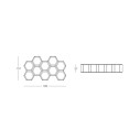 Libreria Hexa SD HEX112 misure