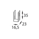 Libreria Libra 0/72-4 Composizione contenitore CO16 dimensioni Pezzani