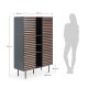 Libreria Kesia 105 x 155 cm dimensioni