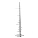 Libreria Leo H 200 BBB Italia grigio alluminio