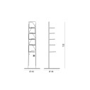 Libreria Neanderthal H 132 BBB Italia dimensioni