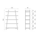 Libreria Step alta Devina Nais dimensioni
