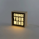 Lighthink Box Change your Mind-Love-Soul-Food Seletti dettaglio frontale