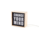 Lighthink Box Change your Mind-Love-Soul-Food Seletti dettaglio frontale
