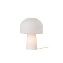 Lilly Lampada da tavolo vetro bianco satinato Karman vista