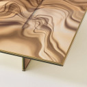 Liquefy Tavolino 120x120x36 Glas dettaglio