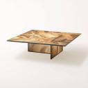 Liquefy Tavolino 120x120x36 Glas vista